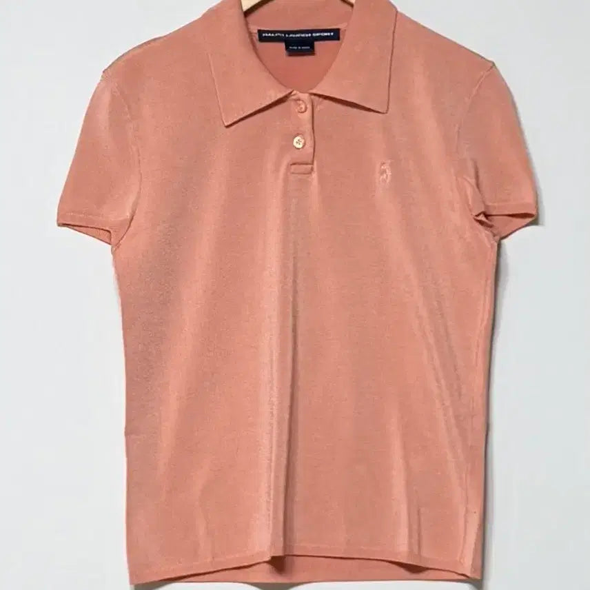 [BUNJANG] Ralph Lauren Sport Pink Short Sleeve Polo Shirt / 랄프로렌 스포츠 반팔 카라티 핑크