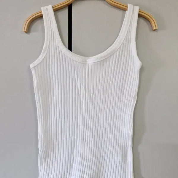 [BUNJANG] Ribbed Sleeveless Top / 골지 나시(44~55) 미착용!