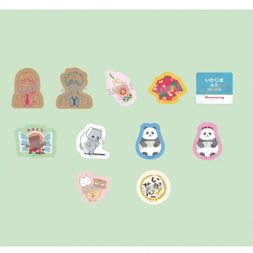 [BUNJANG] Skip and Loafer Sticker Set / 스킵과로퍼 후레이크 스티커 세트