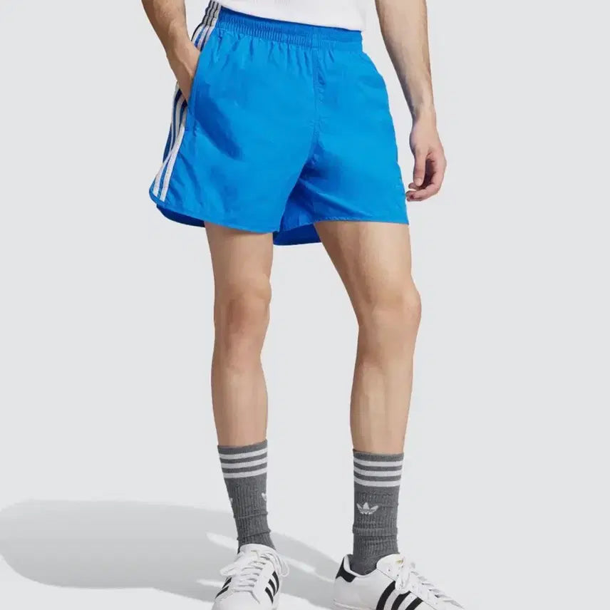 [BUNJANG] Adidas Sprinter Shorts M Blue / 아디다스 스프린터 숏 팬츠 블루 반바지 새상품 한정판