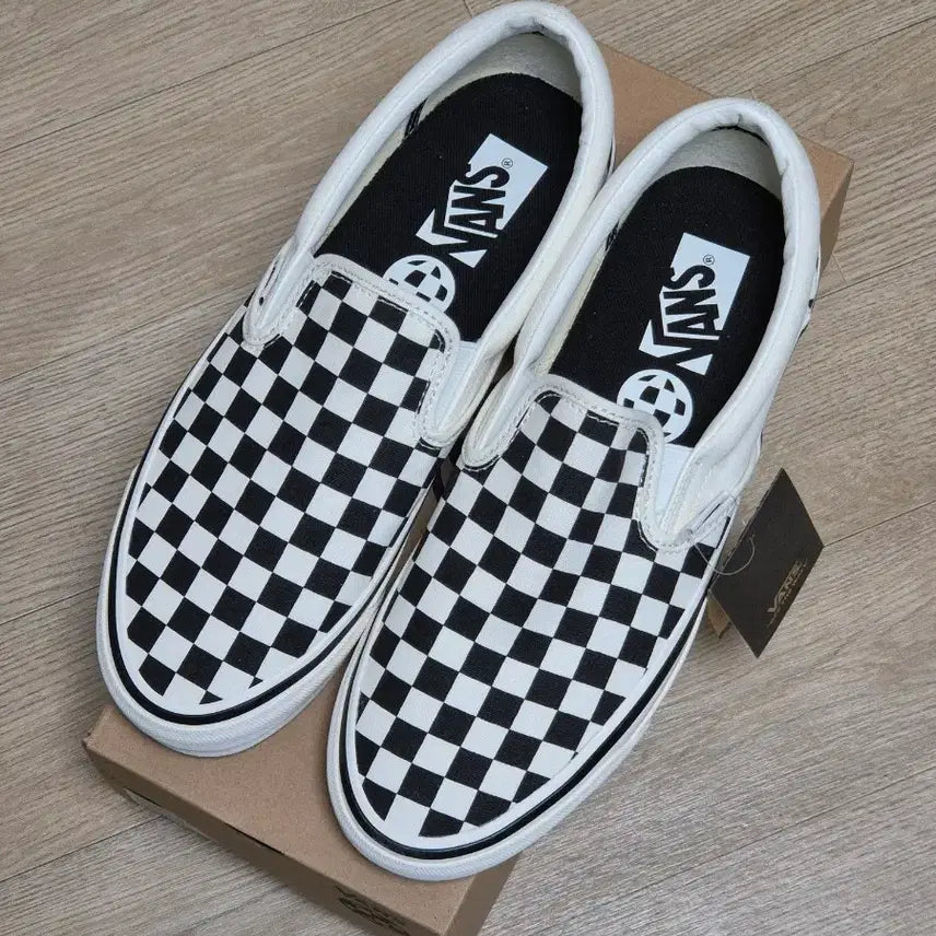 [BUNJANG] Vans Checkerboard Slip-On Shoes / 새상품 반스 체커보드 슬립온 280