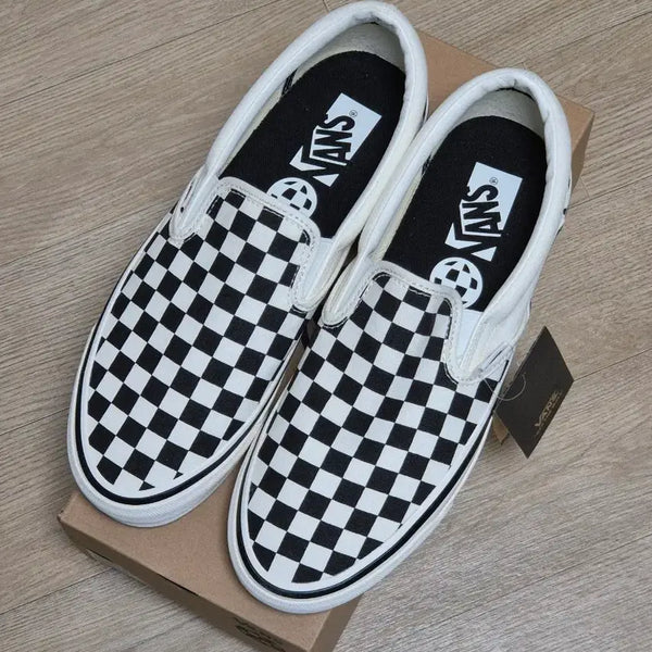 [BUNJANG] Vans Checkerboard Slip-On Shoes / 새상품 반스 체커보드 슬립온 280