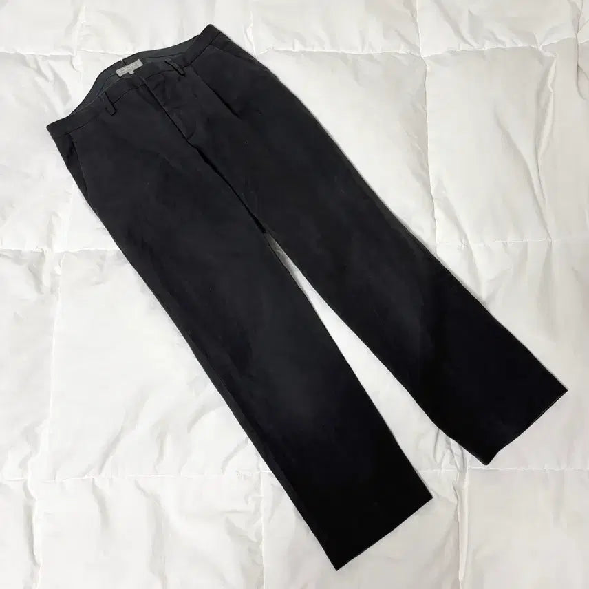 [BUNJANG] Margaret Howell Black Cotton-Blend Pencil Pants / 마가렛호웰 블랙 팬츠