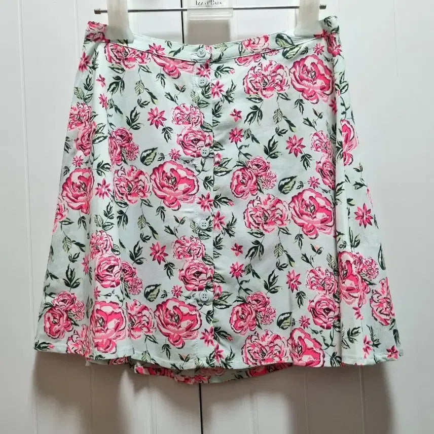 [BUNJANG] H&M Floral Pattern A-Line Skirt / H&M 플라워 패턴 A라인 스커트