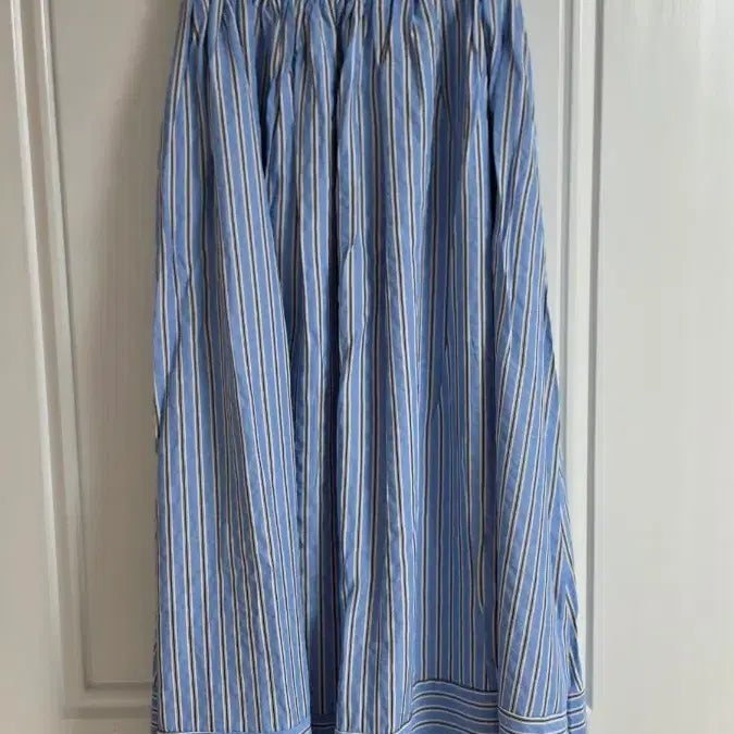 [BUNJANG] Wrinkle-Free Striped Summer Skirt (Size 55-99) / 새상품 링클프리 스트라이프 스커트(55-99)