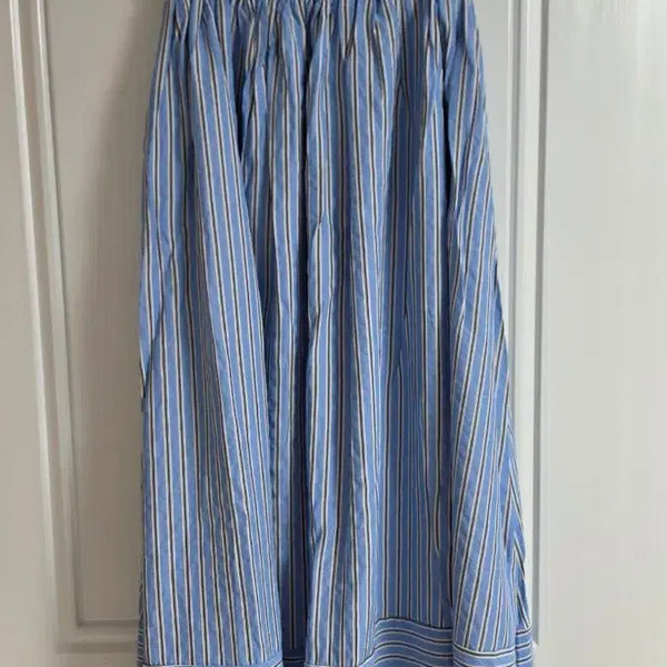 [BUNJANG] Wrinkle-Free Striped Summer Skirt (Size 55-99) / 새상품 링클프리 스트라이프 스커트(55-99)