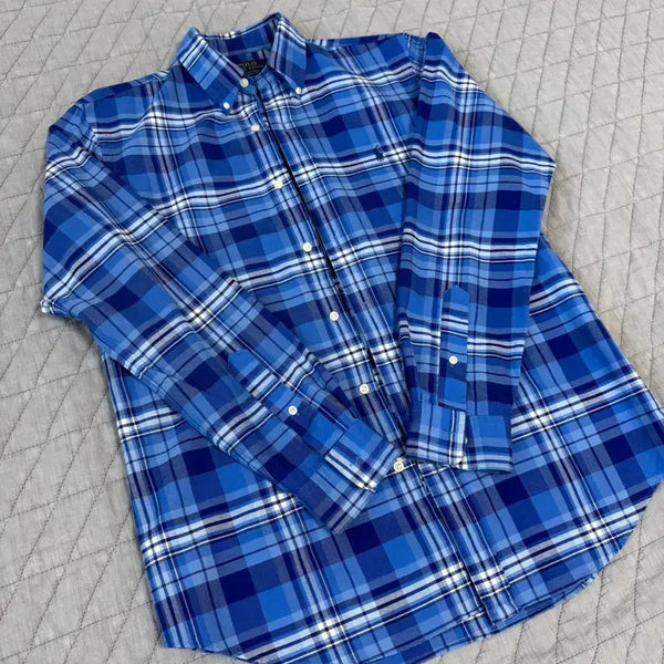 [BUNJANG] Polo Ralph Lauren Classic Fit Checkered Shirt / 폴로 랄프로렌 클래식핏 체크셔츠
