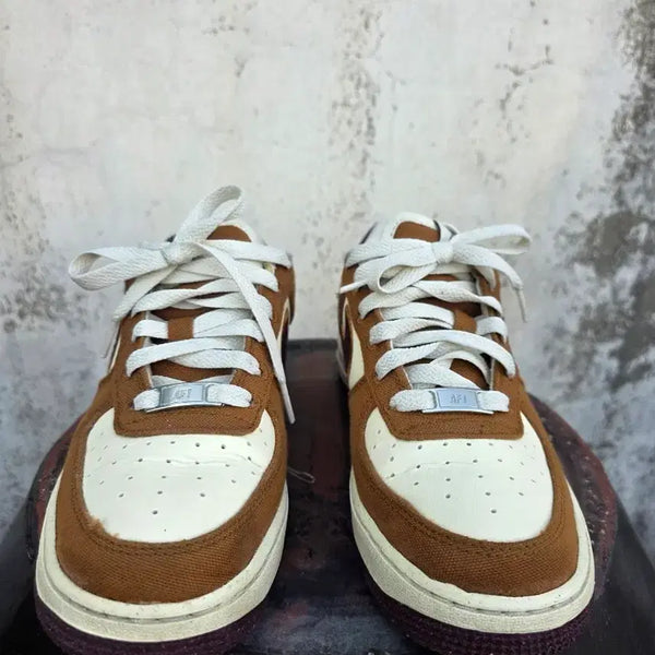 [BUNJANG] Nike Air Force 1 LV8 Brown Burgundy (GS) - Size 230 / 나이키 에어포스 1 LV8 브라운 버건디 230