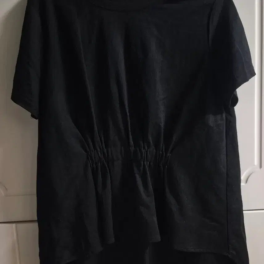 [BUNJANG] Kai Brand Women's Asymmetrical Hem T-Shirt Black / 블랙 여성 언발 티셔츠