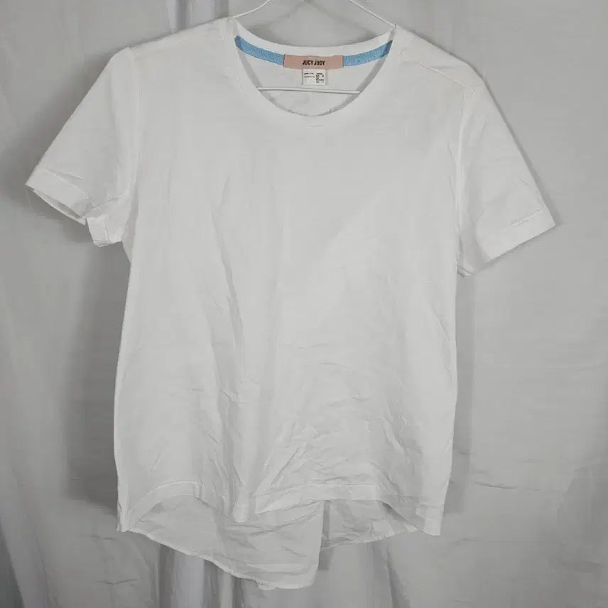 [BUNJANG] Jucy Judy Back Reversible Short Sleeve T-Shirt / 쥬시쥬디 뒷반전 반팔S