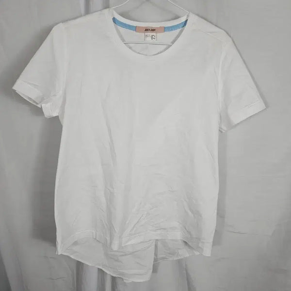 [BUNJANG] Jucy Judy Back Reversible Short Sleeve T-Shirt / 쥬시쥬디 뒷반전 반팔S