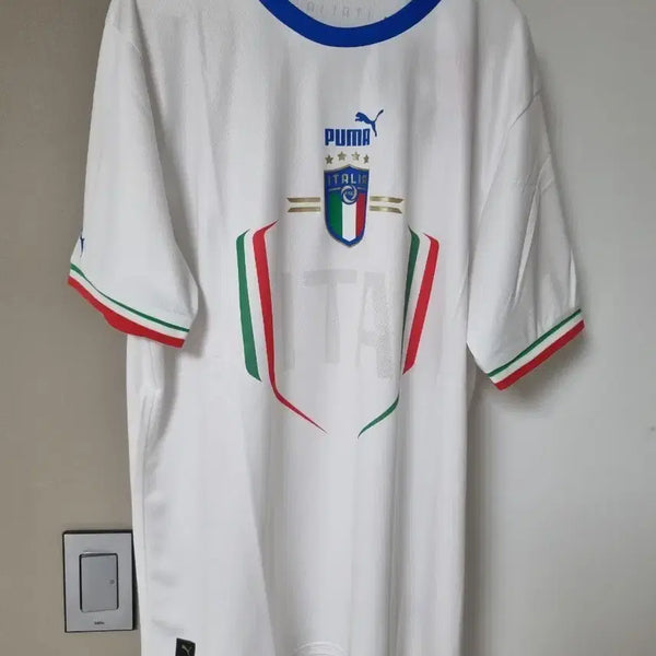[BUNJANG] Italy National Team Football Jersey White Puma Authentic / 이탈리아 국대 유니폼 새제품