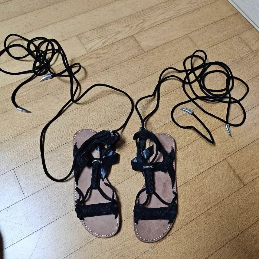 [BUNJANG] Ash Sandals Black / 아쉬 샌들