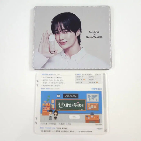[BUNJANG] Byeon Woo-seok "Lovely Runner" Mousepad Bundle Set / 변우석 크리니크 마우스패드 + 선재업고튀어 마우스패드 굿즈