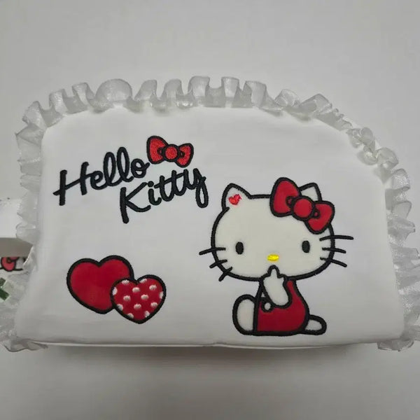 [BUNJANG] Sanrio Hello Kitty Lace Pouch / 산리오 헬로키티 레이스 파우치