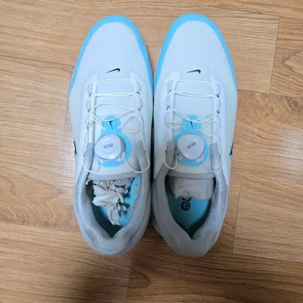 [BUNJANG] Nike Air Zoom Infinity Tour Golf Shoes 265mm White/Mint / 나이키 에어 줌 인피니티 투어 골프화 265mm