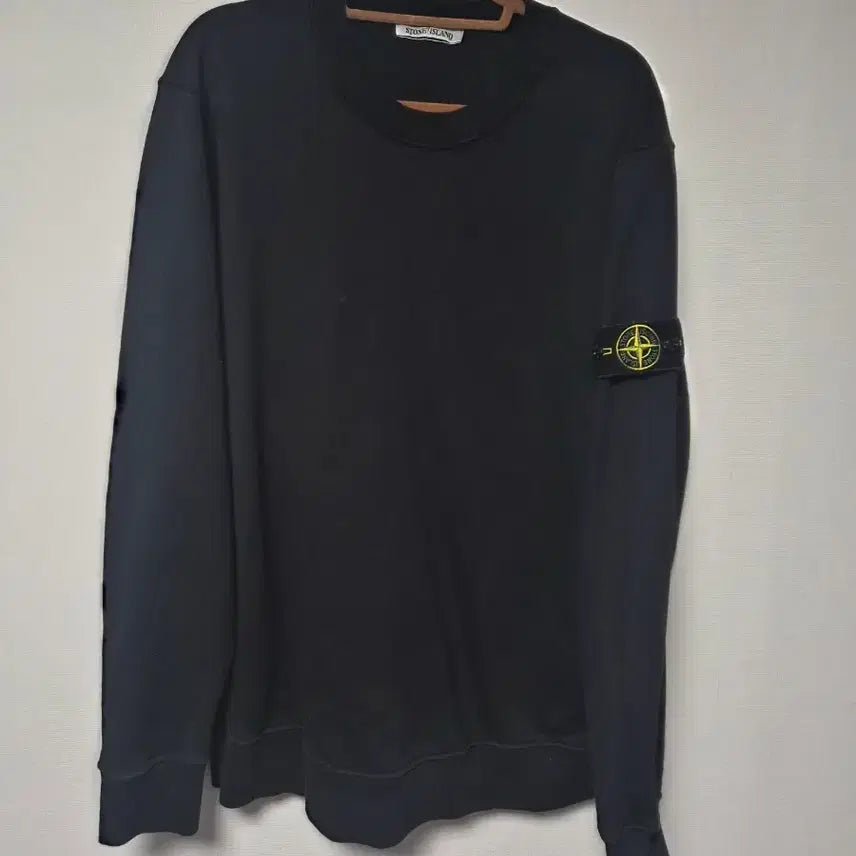 [BUNJANG] Stone Island Crewneck Sweatshirt Black XXL / [XXL] 스톤아일랜드 맨투맨 블랙