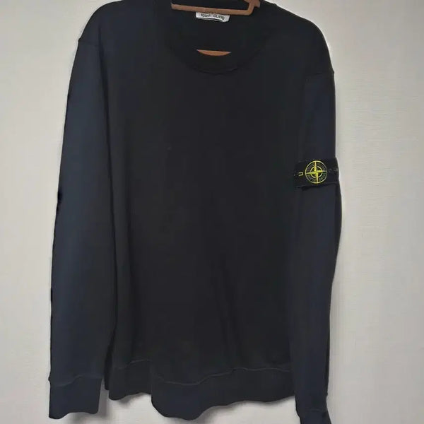 [BUNJANG] Stone Island Crewneck Sweatshirt Black XXL / [XXL] 스톤아일랜드 맨투맨 블랙