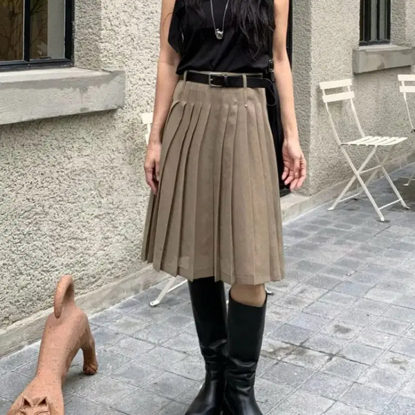[BUNJANG] More Than Yesterday Tov Pleated Skirt (New) / 모어댄예스터데이 토브 플리츠스커트 S (새상품)