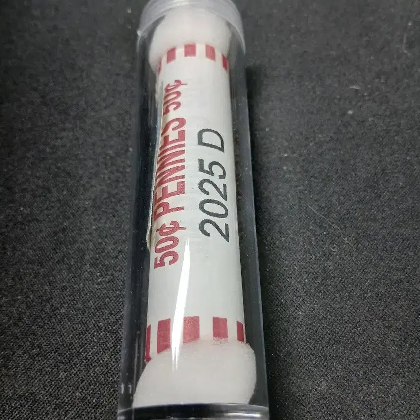 [BUNJANG] 2025 D Lincoln Cent Penny Coin Roll / 2025 D 링컨1센트 페니 코인 롤