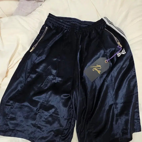 [BUNJANG] Needles x LHP Velour Shorts M / 니들스 x lhp 벨루어 쇼츠 팬츠 m