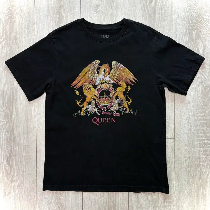 [BUNJANG] Queen Crest Print T-Shirt (Size L) / QUEEN 공식 상품 티셔츠
