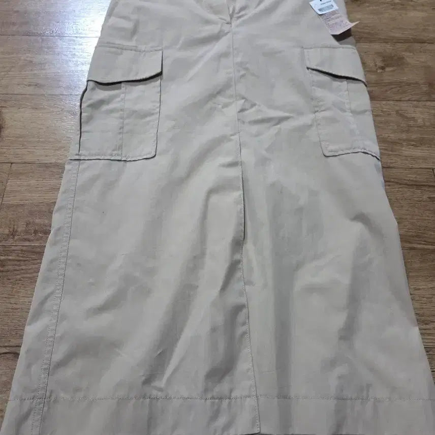 [BUNJANG] LIST Beige Cargo Long Skirt / LIST 베이지 카고 롱 스커트
