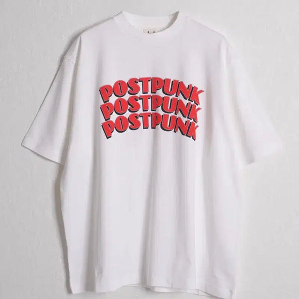 [BUNJANG] Blurhms Rootstock Postpunk T-Shirt White Size 3 / blurhms(블럼스) 루트스탁 postpunk 반팔 (화이트/3사이즈)