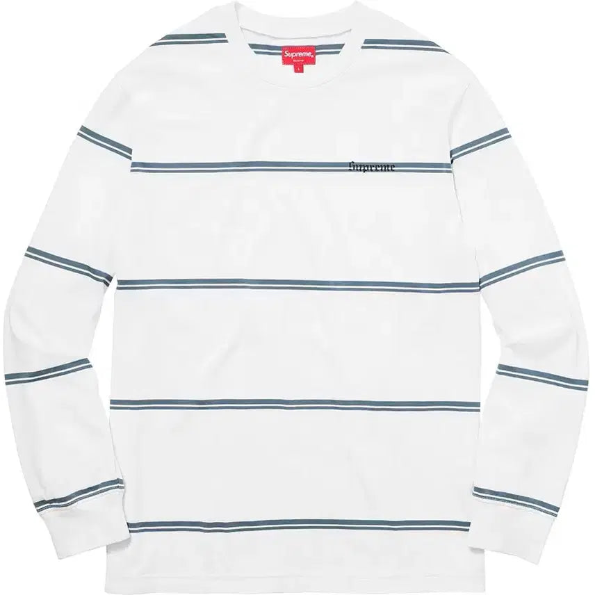 [BUNJANG] Supreme 17FW Stripe Long Sleeve XL / 슈프림 17FW 스트라이프 롱슬리브 XL
