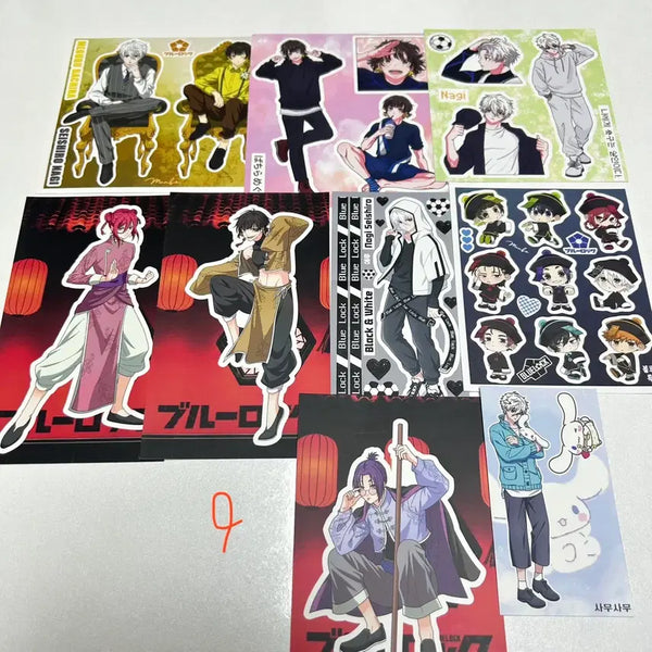 [BUNJANG] Blue Lock Sticker Set / 애니 수꾸 인스 인믹 - 블루록