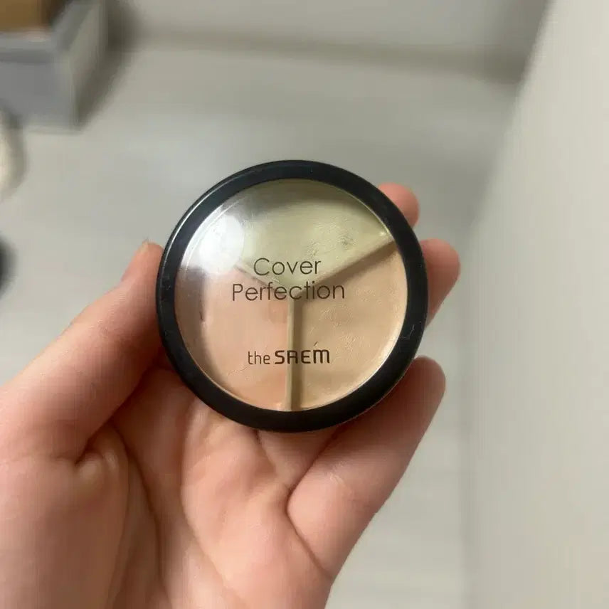 [BUNJANG] The Saem Cover Perfection Triple Pot Concealer 03 Correct Up Beige / 더샘 커버 퍼펙션 트리플 팟 컨실러 03 코렉트업 베이지