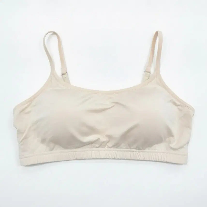 [BUNJANG] Women's Micro Modal Cotton Camisole Bra with Built-in Bra and Wire-Free Design (XXL) / 여성XXL/ 텍새상품 마이크로모달 면 캡내장 끈 나시 브라 노와이어