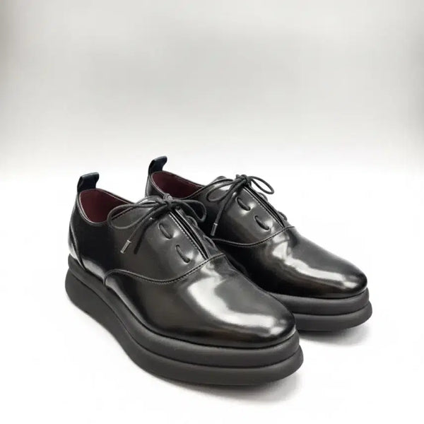 [BUNJANG] Zara Women's Platform Lace-Up Flats / 여성38/ 자라 플랫폼 레이스업 단화 구두