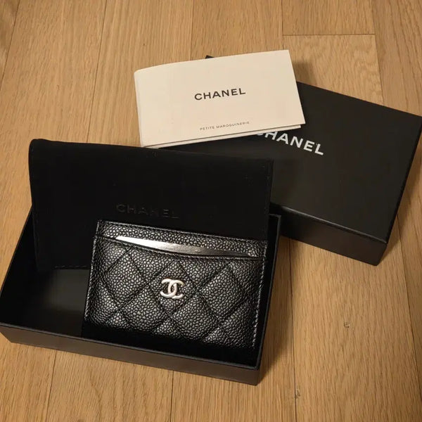 [BUNJANG] Chanel Classic Card Holder Black Leather / 샤넬 카드지갑 블랙