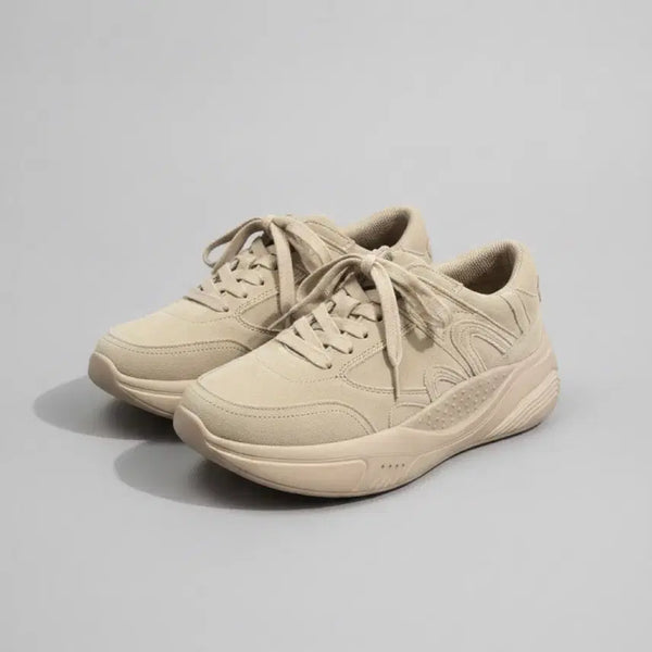 [BUNJANG] Zara Women's Platform Suede Sneakers / 여성39/ 자라 플랫폼 키높이 스웨이드 스니커즈