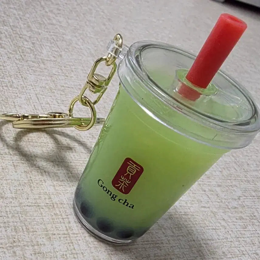 [BUNJANG] Gong Cha Matcha Bubble Tea Keychain / 공차 말차 버블티 키링