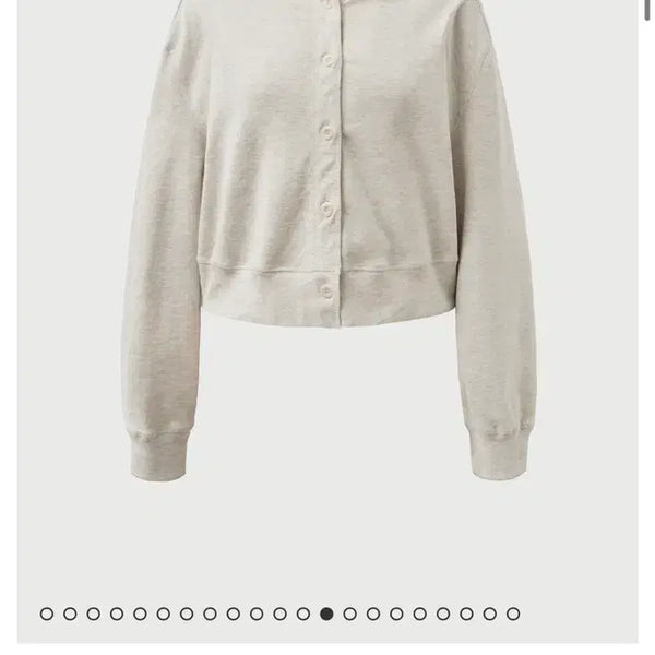 [BUNJANG] Ssong Studio Round Cardigan Beige / 쏭스튜디오 가디건