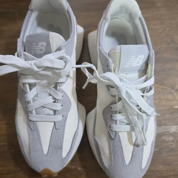 [BUNJANG] New Balance 327 Sneakers Light Grey/White / 뉴발란스 327 스니커즈 라이트그레이/화이트