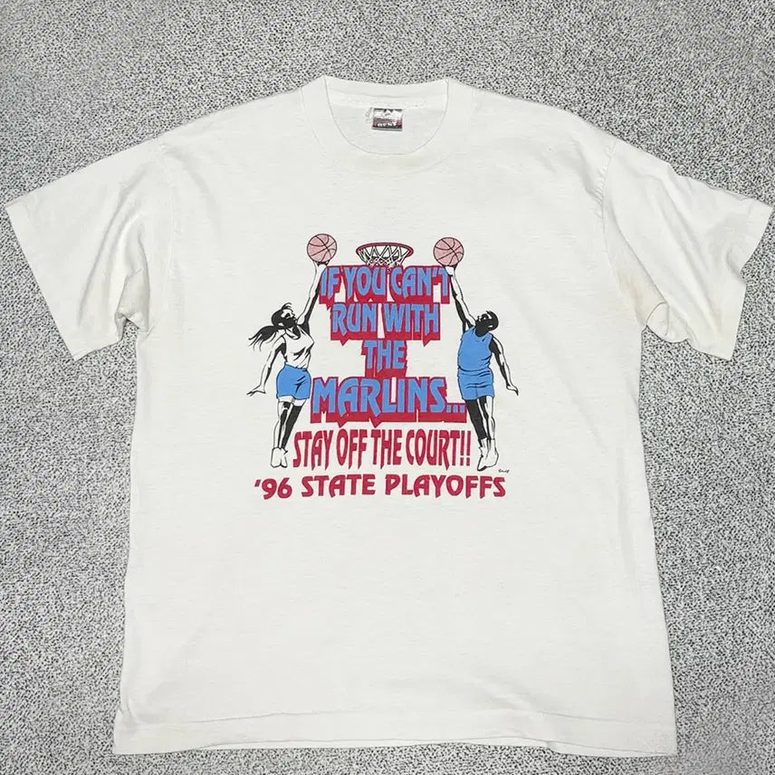 [BUNJANG] 1996 Marlins State Playoffs Vintage T-Shirt / 90s 빈티지 1996 Marlins State Playoffs 티셔츠