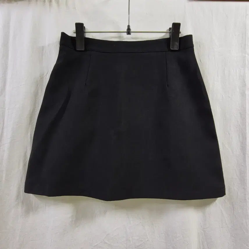 [BUNJANG] Vintage Black Mini Skirt / 일본 구제 빈티지 블랙 미니 스커트