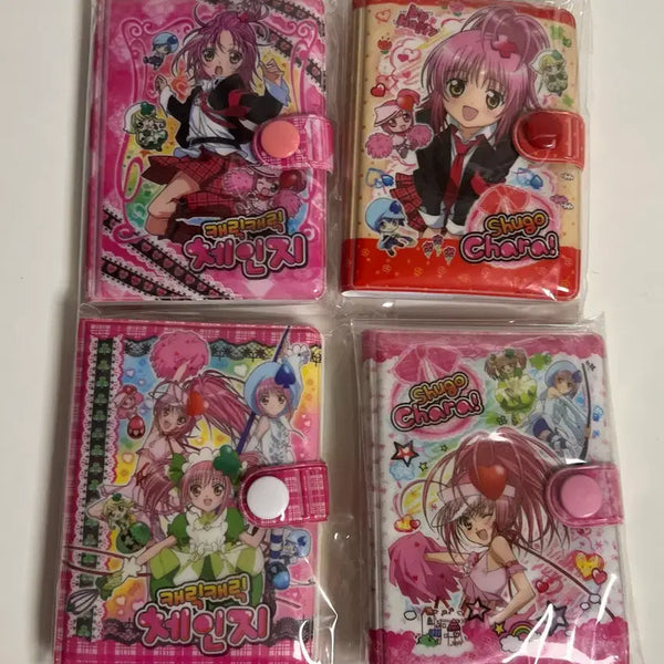 [BUNJANG] Shugo Chara! Notebook Bundle Set / 고전문구 캐릭캐릭체인지 수첩 일괄