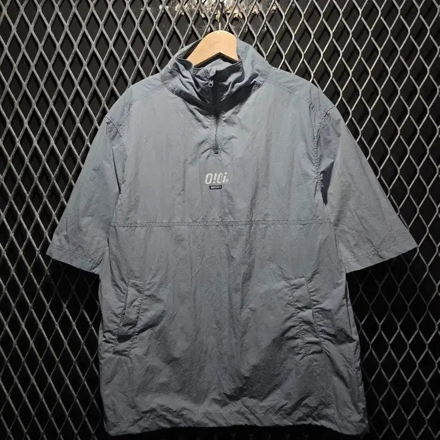 [BUNJANG] OIOI Half Zip Short Sleeve Windbreaker M / OIOI 하프집업 반팔 바람막이 M