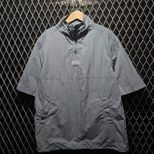 [BUNJANG] OIOI Half Zip Short Sleeve Windbreaker M / OIOI 하프집업 반팔 바람막이 M