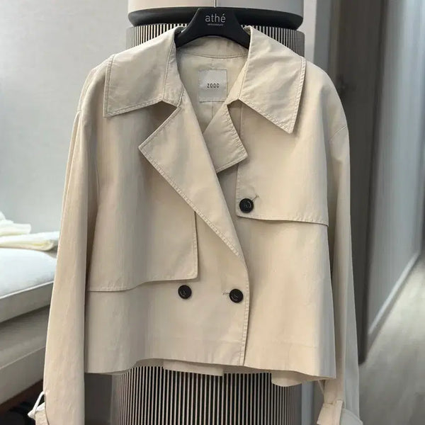[BUNJANG] ZOOC Short Jacket Beige Size 55 / 주크 숏 자켓 55 세탁완료 새상품상태