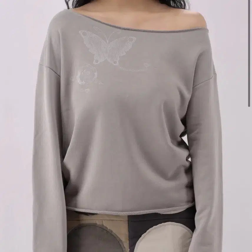 [BUNJANG] Tangling Sway Top (Gray) / 탱글링 Sway Top (Gray)