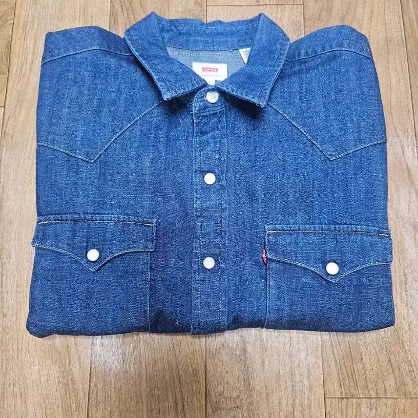 [BUNJANG] Levi's Western Denim Shirt / 리바이스 웨스턴 데님 셔츠