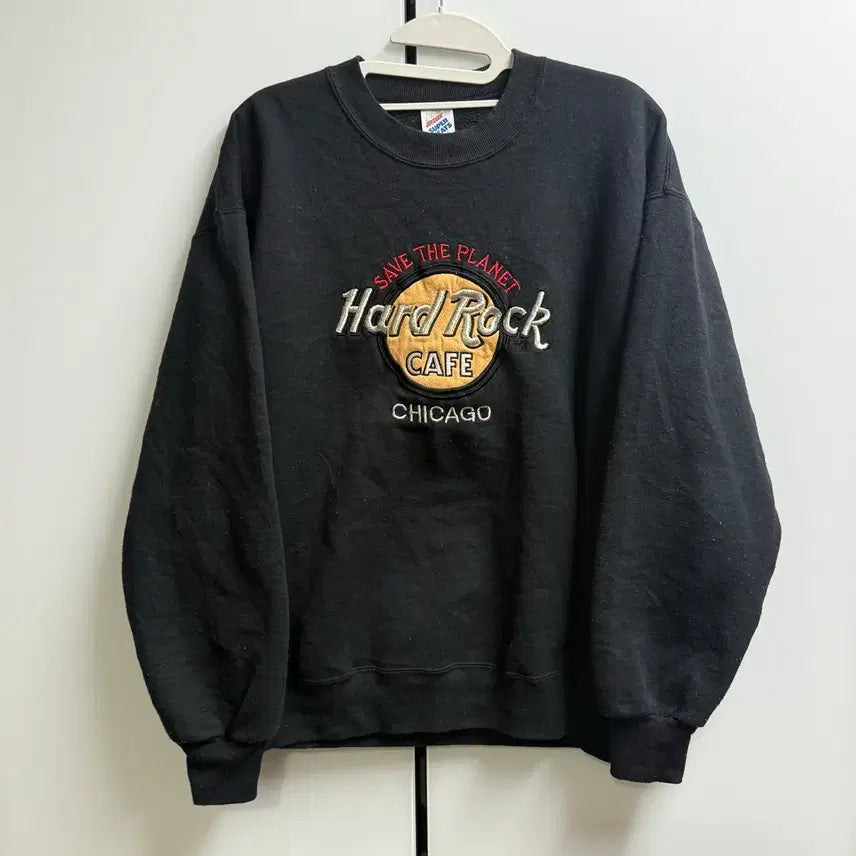 [BUNJANG] USA Made 90s Hard Rock Cafe Chicago Sweatshirt L / Made usa 90s 저지스 하드락카페 시카고 맨투맨 L