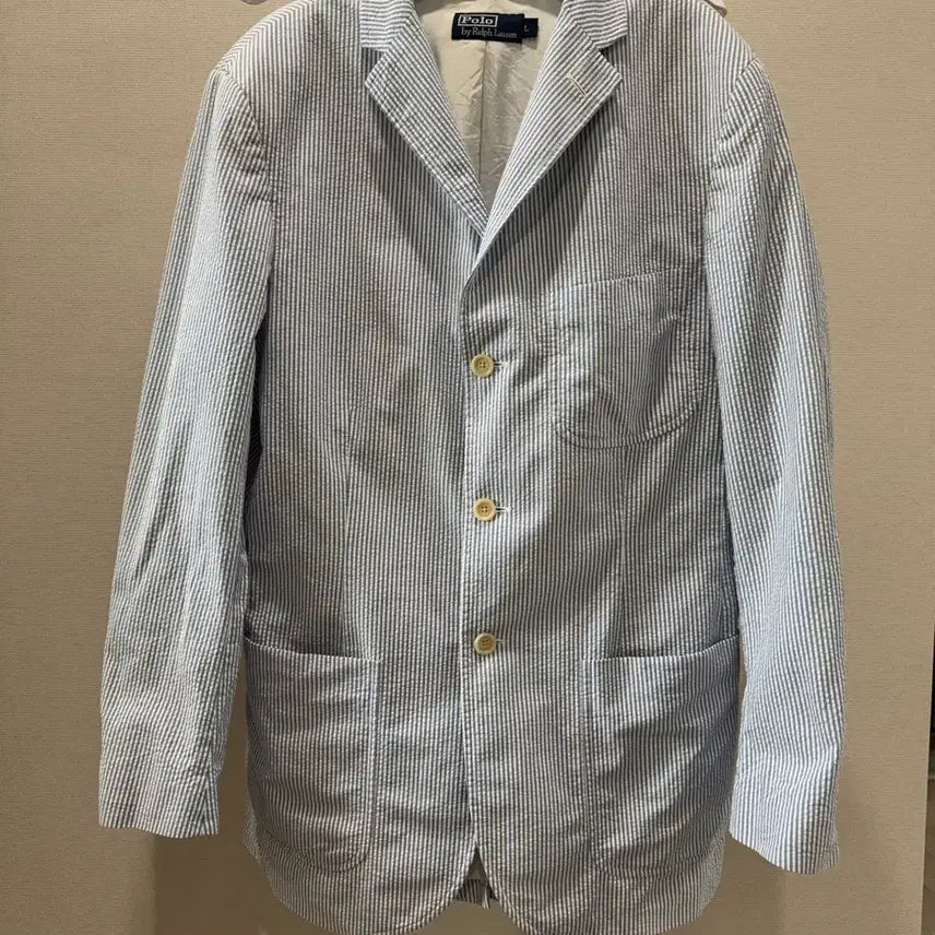[BUNJANG] Polo Ralph Lauren Striped Blazer Jacket L / 폴로 랄프로렌 블레이저 자켓 L사이즈