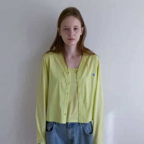 [BUNJANG] nocontent Cardigan and Camisole Set / 노컨텐츠 nocontent 가디건 나시 슬리브리스 세트