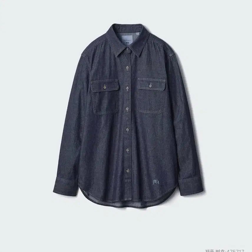 [BUNJANG] JW Anderson x Uniqlo Denim Shirt XXL / JW앤더슨 x 유니클로 데님 셔츠 (여성제품)XXL